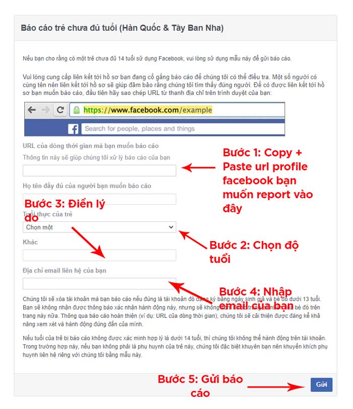 Cách Report Facebook, RIP FB